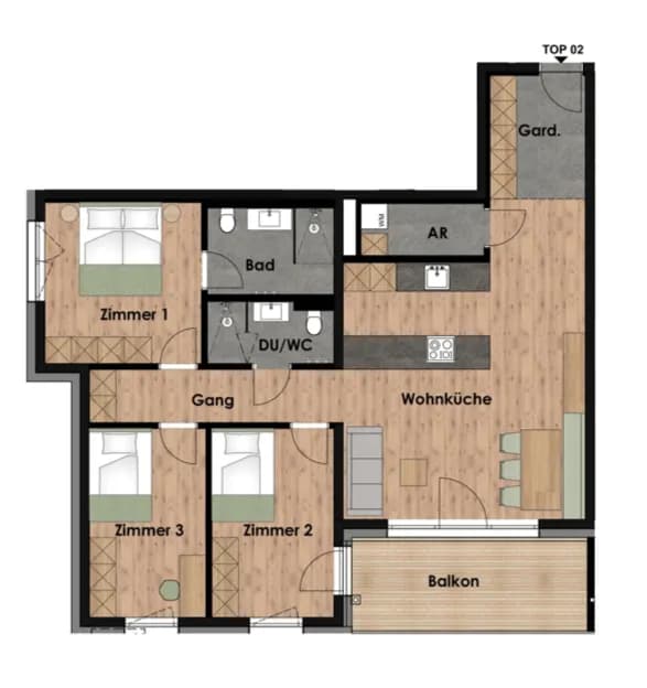 4-Zimmer-Wohnung kaufen in Kufstein – 96 m², € 587.800 – Bild 21 von 21