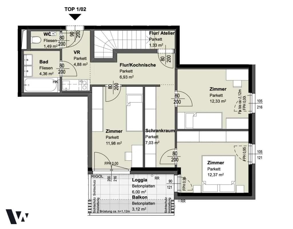 4-Zimmer-Wohnung kaufen in Wien – 112 m², € 695.000 – Bild 25 von 25