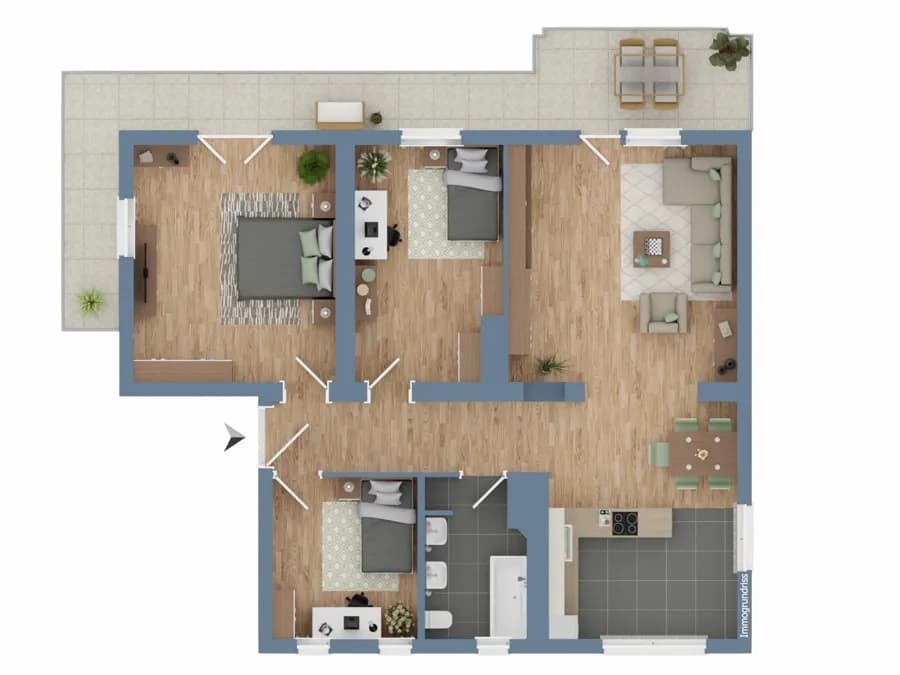 4-Zimmer-Wohnung kaufen in Kufstein – 93,3 m², € 330.000 – Bild 17 von 17