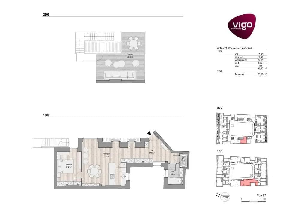 2-Zimmer-Wohnung kaufen in Wien – 63,41 m², € 530.000 – Bild 23 von 23