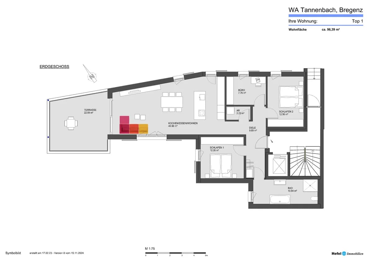 4-Zimmer-Wohnung kaufen in Bregenz – 96,4 m², € 948.000 – Bild 12 von 13