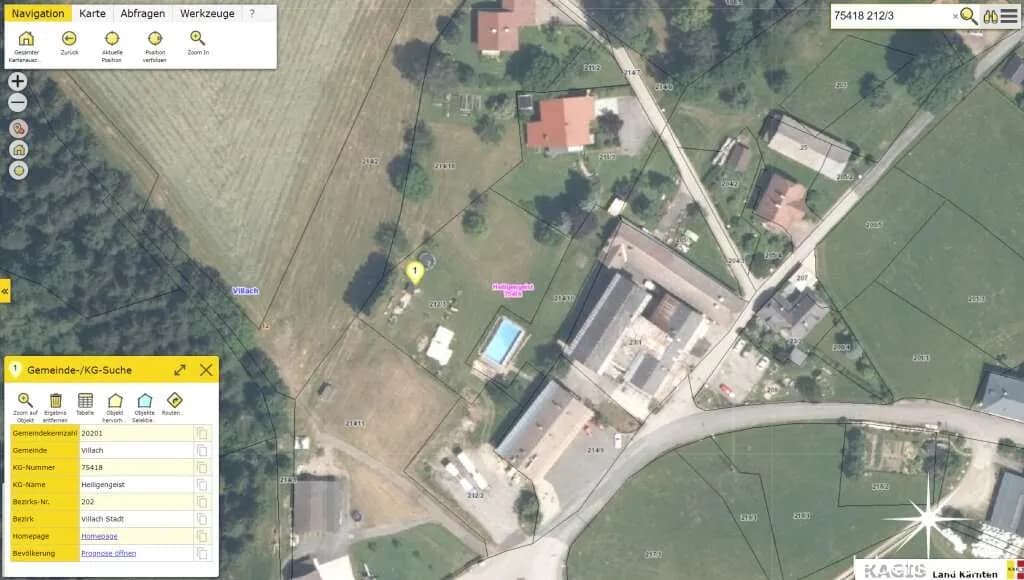 Grundstück kaufen in Villach – 500 m², € 128.000 – Bild 8 von 9