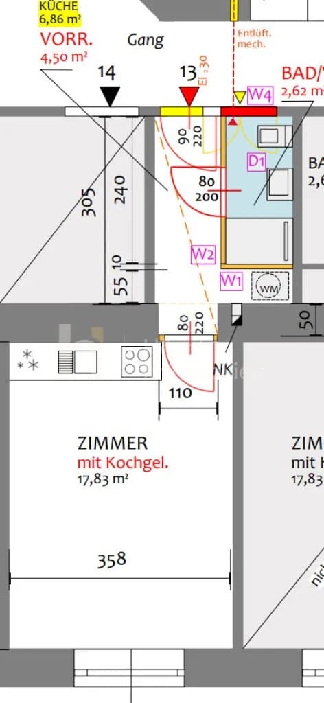 Wohnung kaufen in Wien – 112,37 m², € 279.000 – Bild 8 von 10