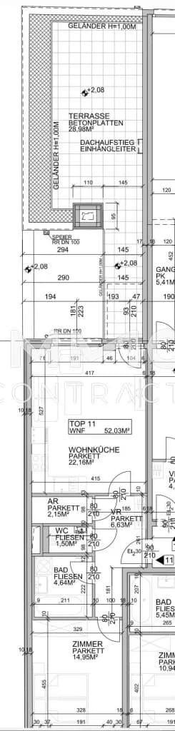 2-Zimmer-Wohnung mieten in Wien – 52,03 m², € 995 – Bild 8 von 9