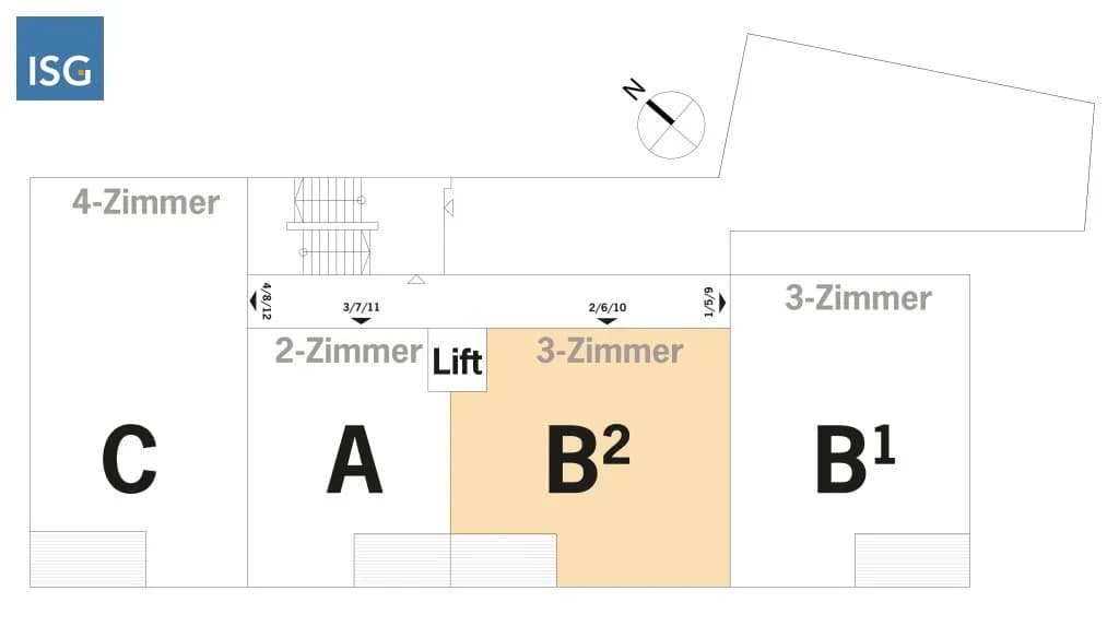 3-Zimmer-Wohnung mieten in Grieskirchen – 69,79 m², € 805 – Bild 4 von 9