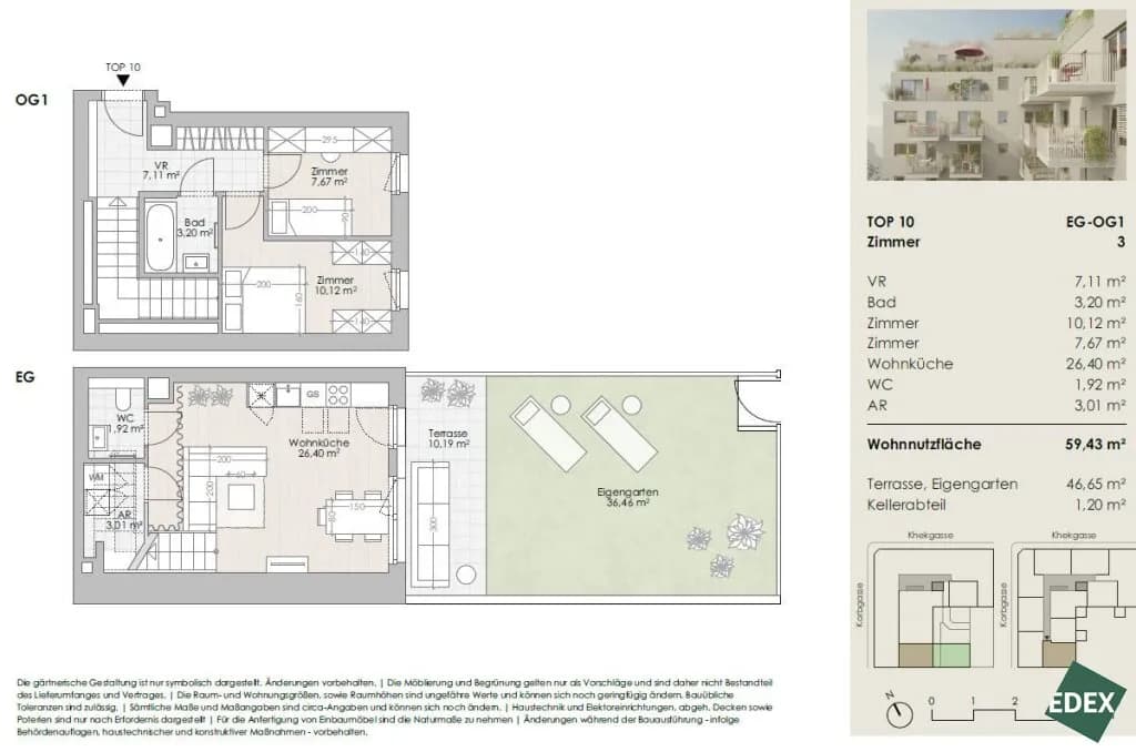 3-Zimmer-Wohnung kaufen in Wien – 59,43 m², € 358.000 – Bild 30 von 30