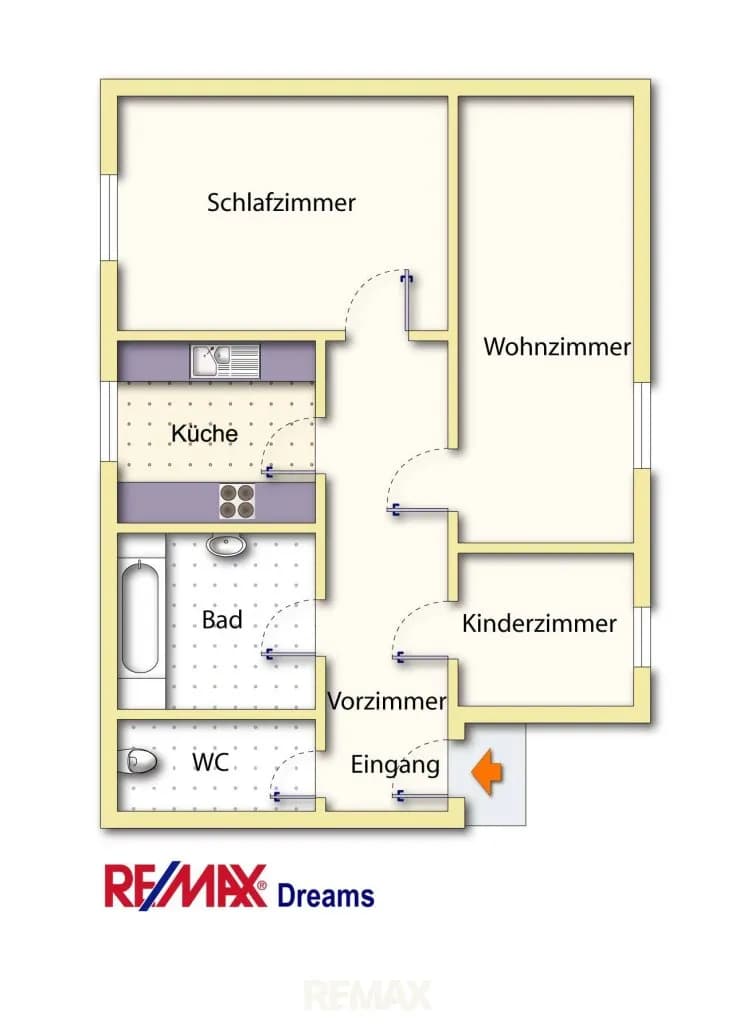 3-Zimmer-Wohnung kaufen in Wien – 70 m², € 232.000 – Bild 10 von 13