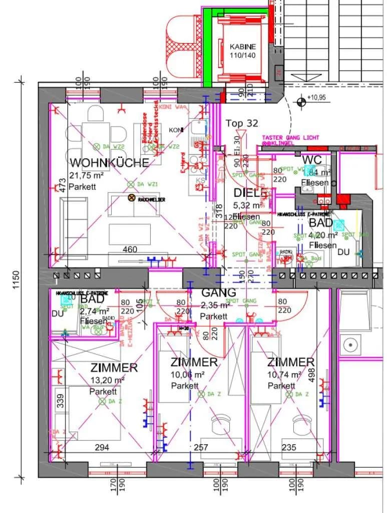 4-Zimmer-Wohnung kaufen in Wien – 74 m², € 379.000 – Bild 21 von 21