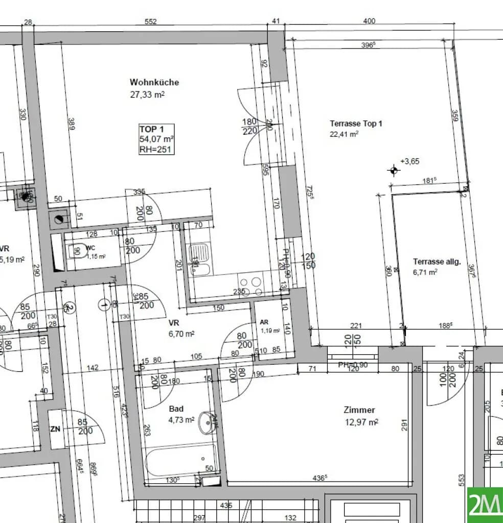 2-Zimmer-Wohnung mieten in Wien – 54,07 m², € 1.050 – Bild 10 von 10
