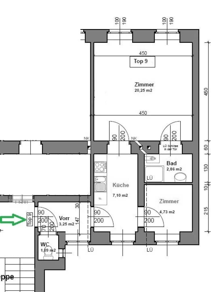 2-Zimmer-Wohnung kaufen in Wien – 40 m², € 169.000 – Bild 9 von 9