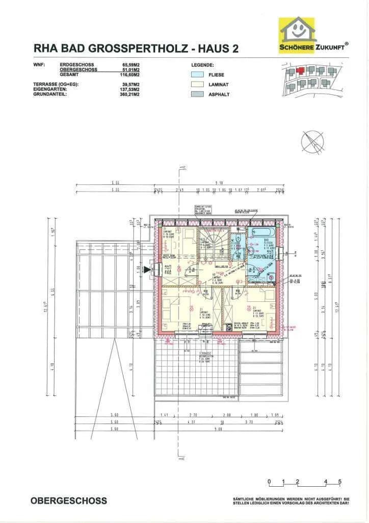 4-Zimmer-Haus mieten in Gmünd – 116,6 m², € 1.230 – Bild 7 von 9