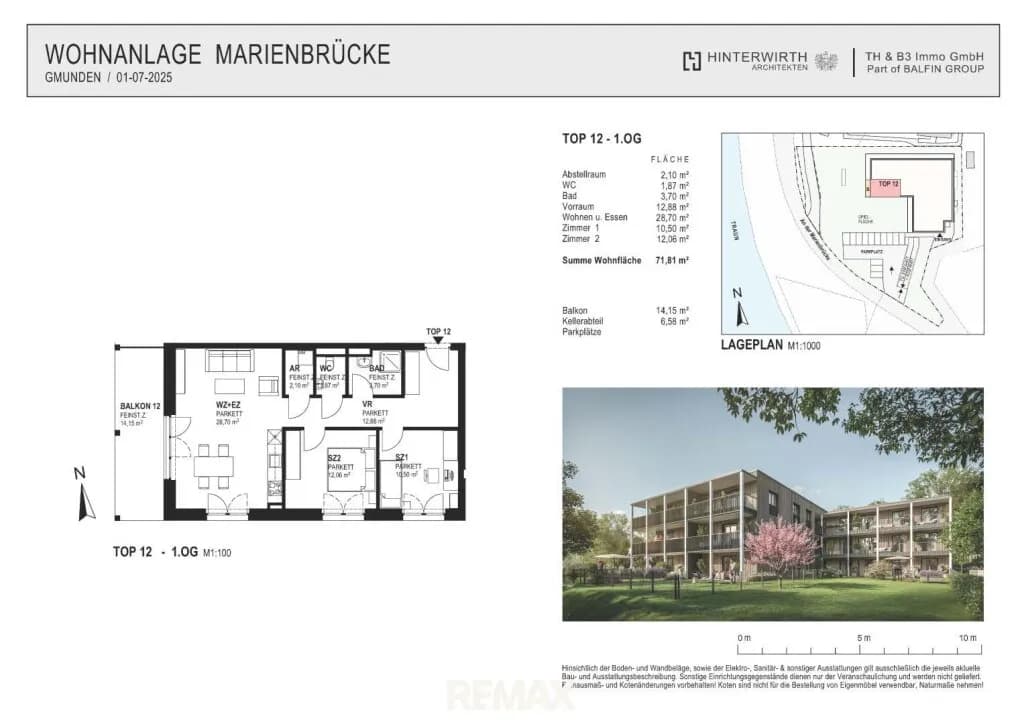 3-Zimmer-Wohnung kaufen in Gmunden – 71,81 m², € 569.000 – Bild 8 von 8