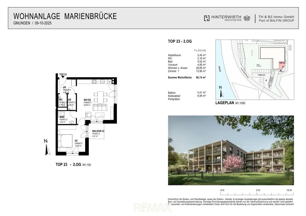 2-Zimmer-Wohnung kaufen in Gmunden – 56,74 m², € 410.000 – Bild 8 von 8