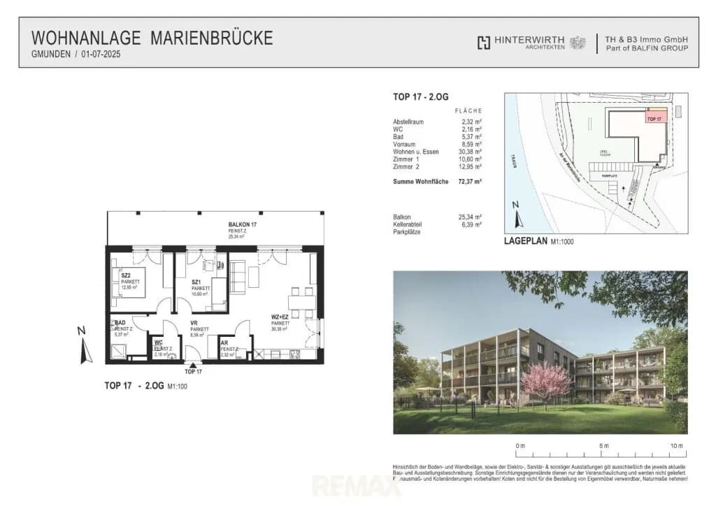 3-Zimmer-Wohnung kaufen in Gmunden – 72,37 m², € 580.000 – Bild 9 von 9