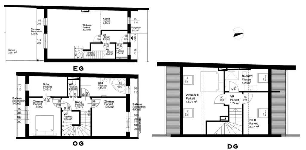 4-Zimmer-Haus mieten in Wien – 127,76 m², € 2.350 – Bild 10 von 10