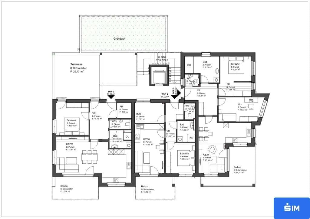 1-Zimmer-Wohnung kaufen in Graz – 68 m², € 349.000 – Bild 5 von 6
