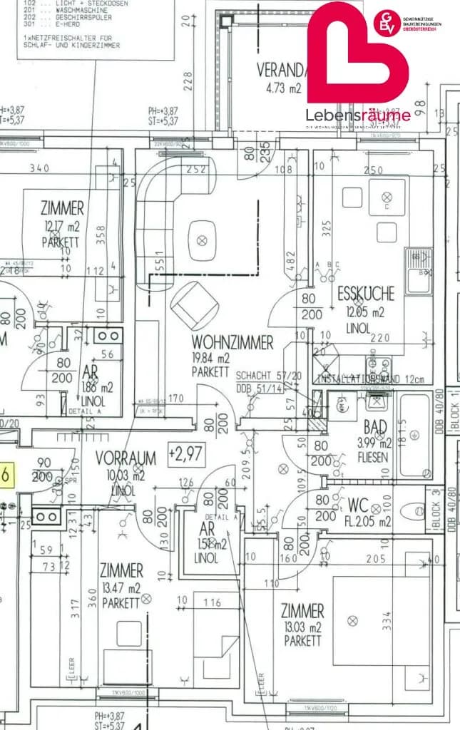 3-Zimmer-Wohnung mieten in Freistadt – 80,7 m², € 809 – Bild 13 von 13