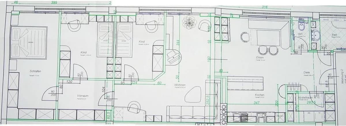 4-Zimmer-Wohnung mieten in Linz – 116 m², € 1.397 – Bild 13 von 13