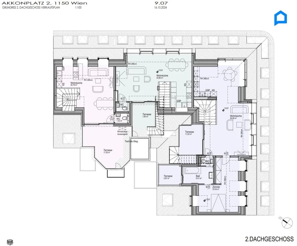 3-Zimmer-Wohnung kaufen in Wien – 75,97 m², € 564.000 – Bild 42 von 56