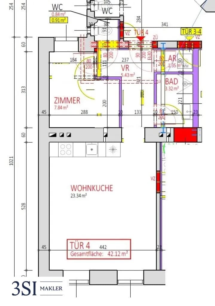 2-Zimmer-Wohnung kaufen in Wien – 42 m², € 200.000 – Bild 12 von 13