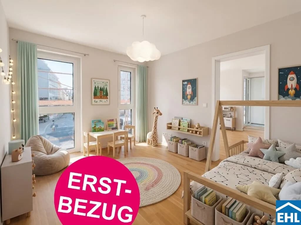 2-Zimmer-Wohnung mieten in Wien – 48,7 m², € 1.220