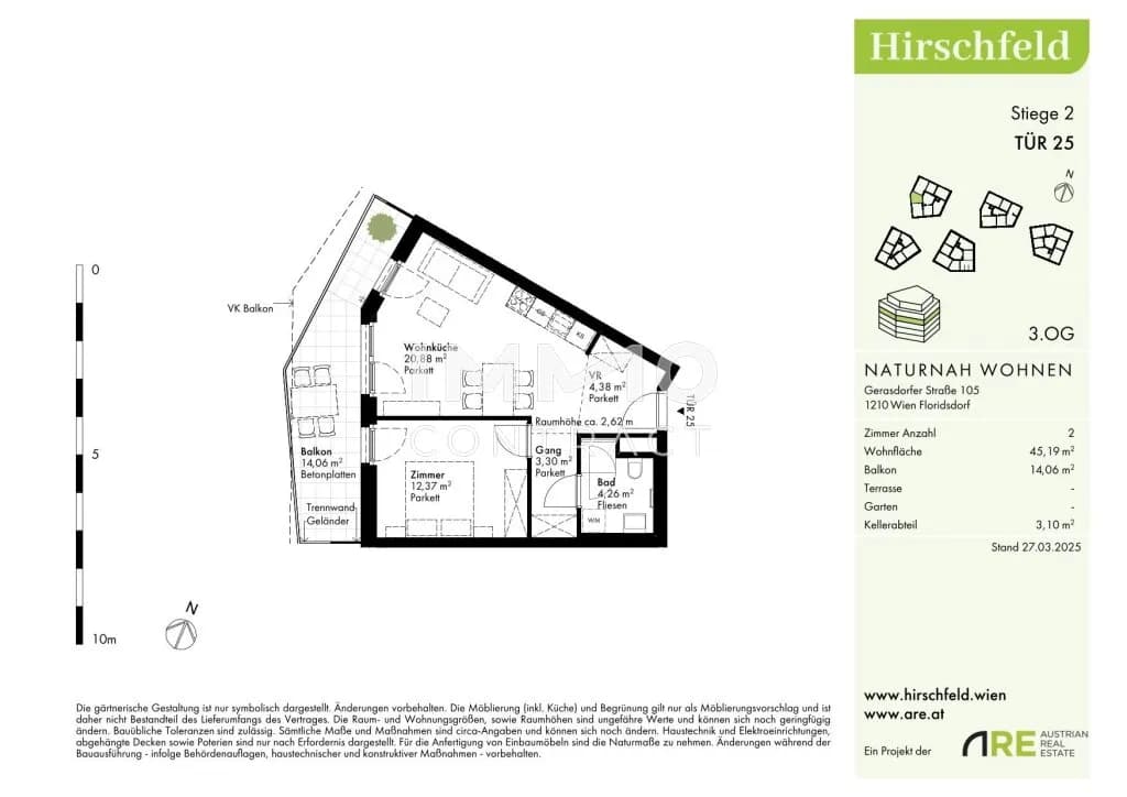 2-Zimmer-Wohnung kaufen in Wien – 45,19 m², € 271.000 – Bild 11 von 11