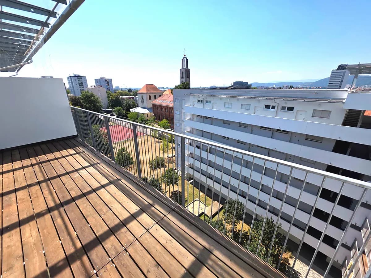2-Zimmer-Wohnung mieten in Graz – 57 m², € 1.074