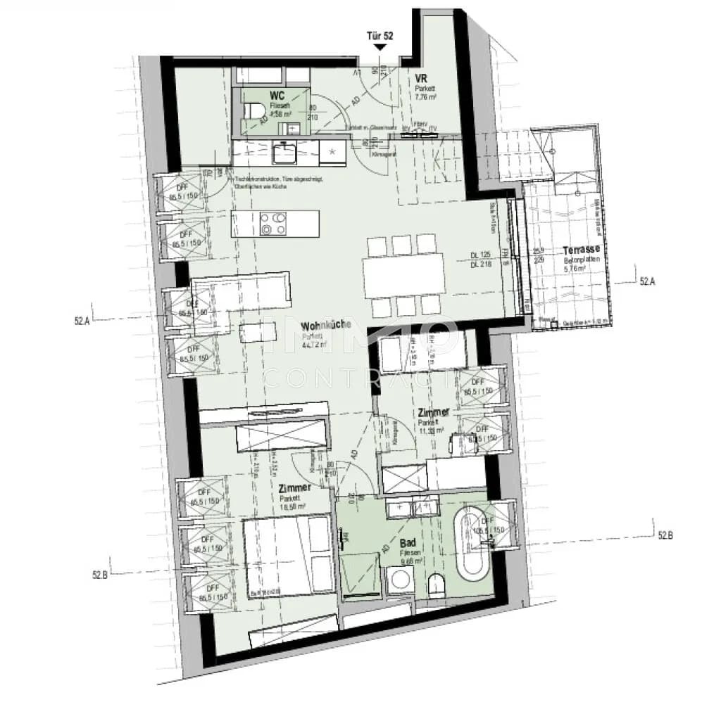 3-Zimmer-Wohnung kaufen in Wien – 98,29 m², € 749.700 – Bild 13 von 14