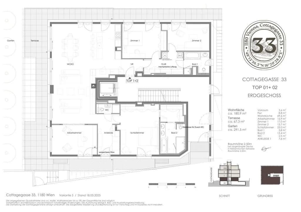 5-Zimmer-Wohnung kaufen in Wien – 180,9 m², € 2.350.500 – Bild 6 von 7
