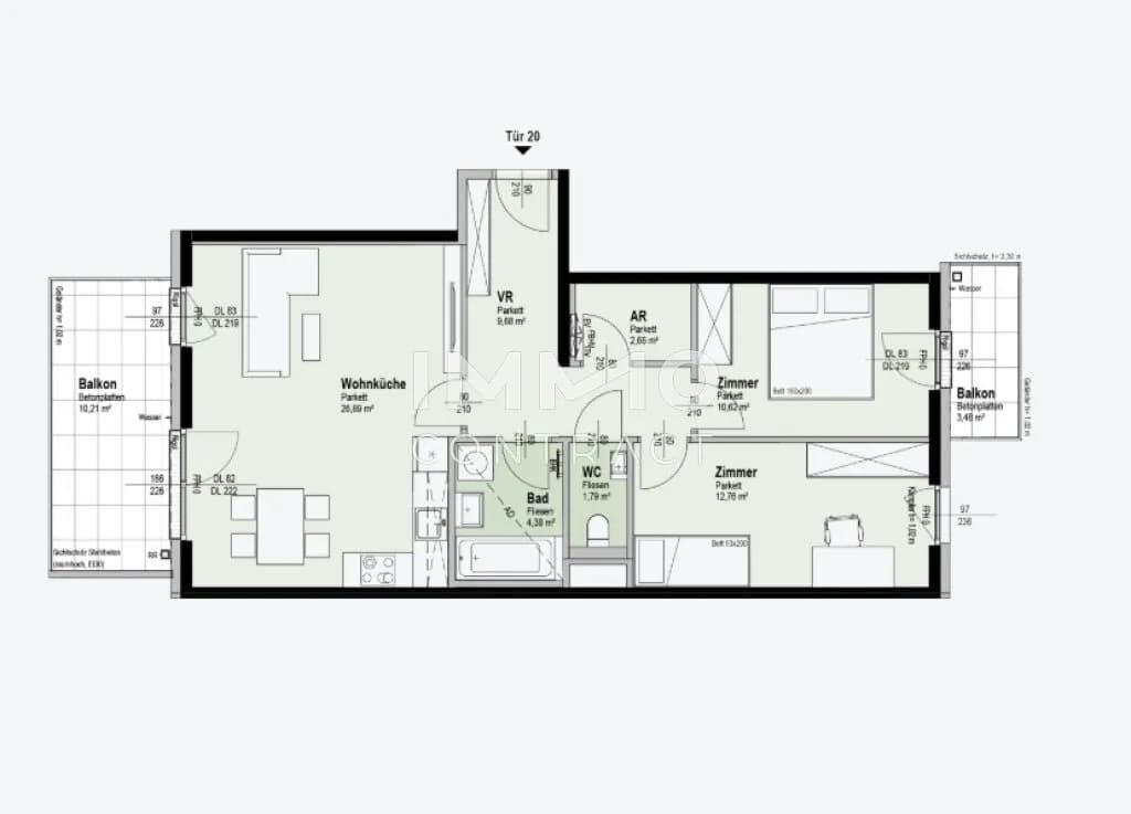 3-Zimmer-Wohnung kaufen in Wien – 68,77 m², € 495.600 – Bild 15 von 15