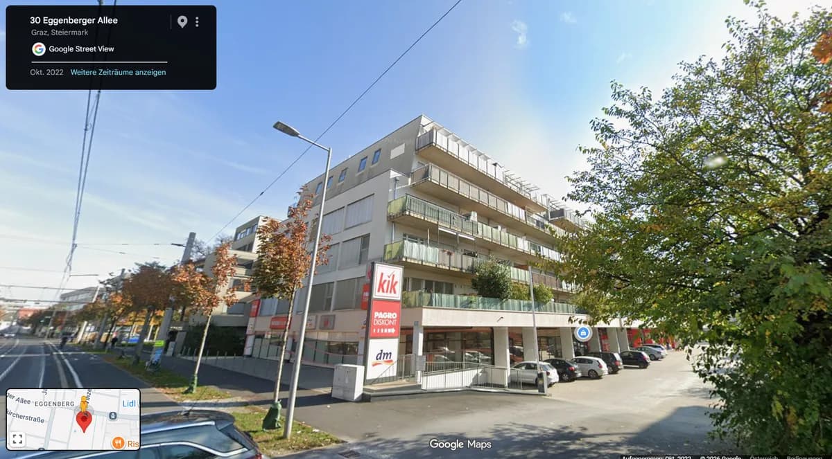 Wohnung mieten in Graz – 60 m², € 660