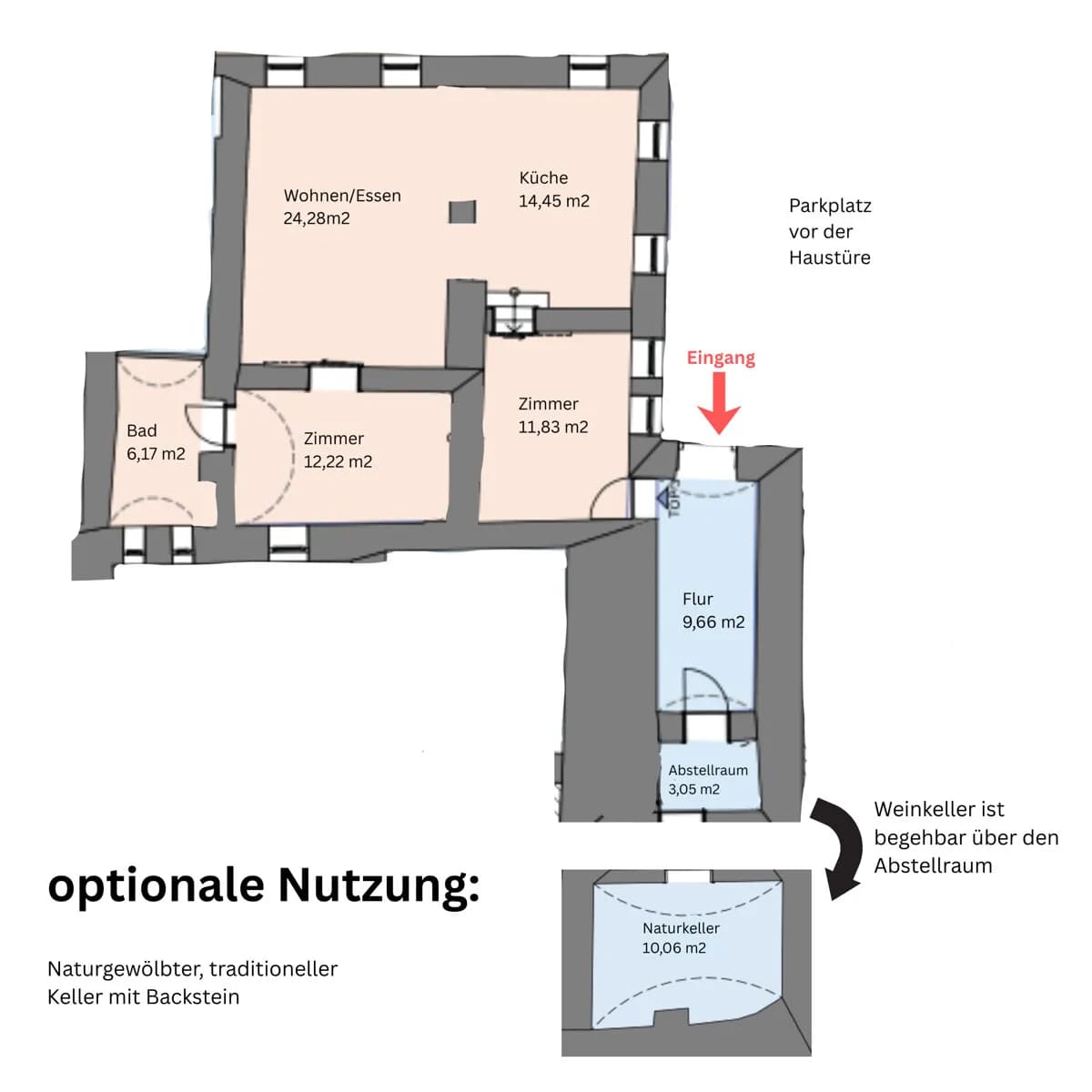 3-Zimmer-Wohnung kaufen in Steyr – 82 m², € 168.000 – Bild 23 von 24