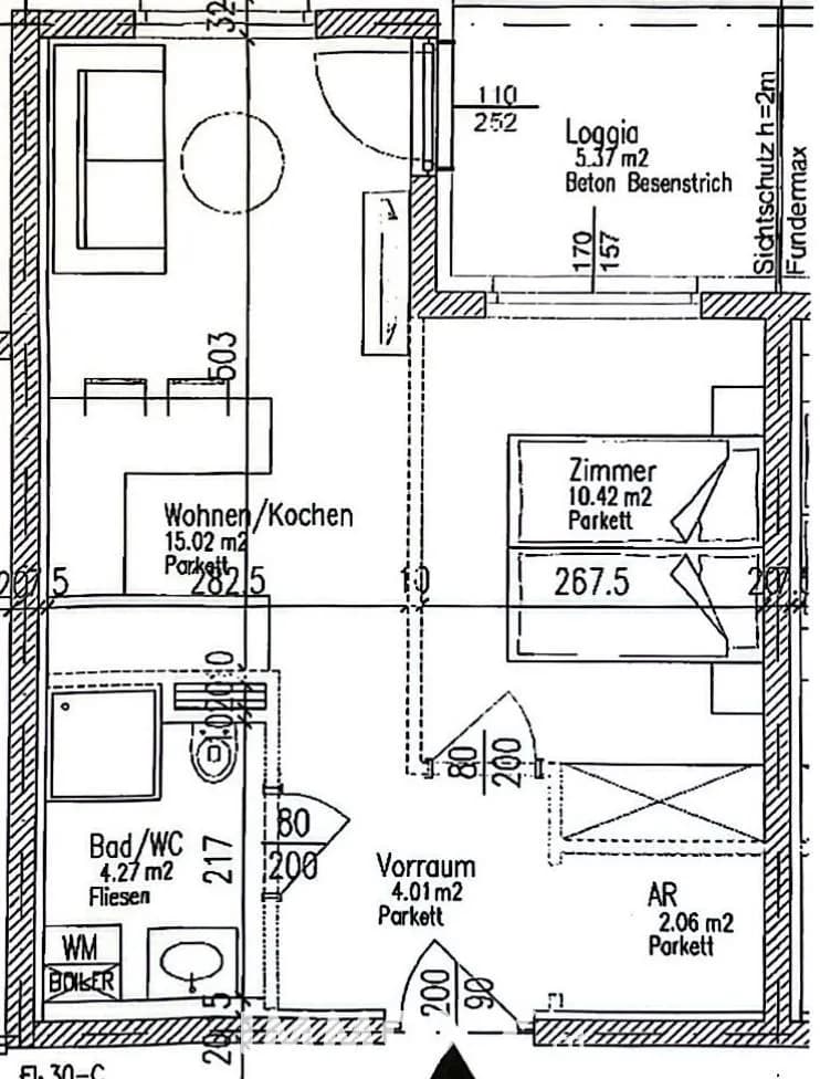 2-Zimmer-Wohnung kaufen in Graz – 35 m², € 145.000 – Bild 11 von 11