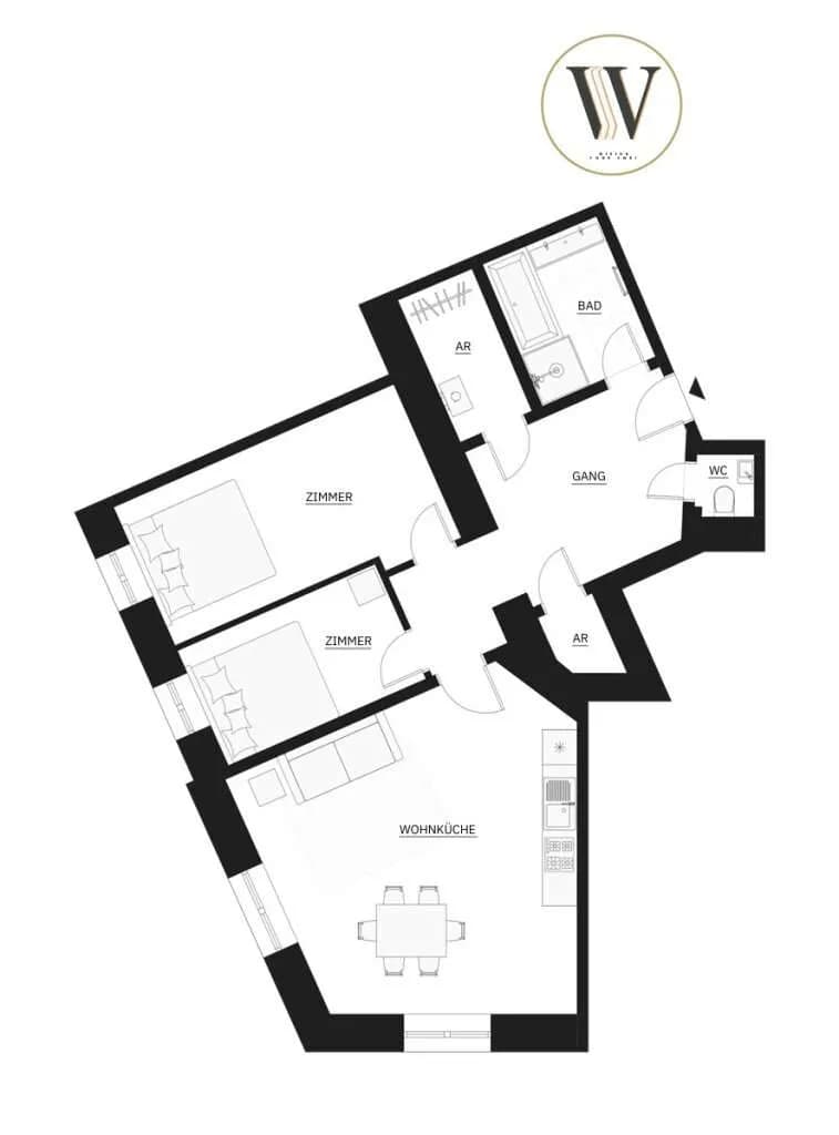 3-Zimmer-Wohnung kaufen in Wien – 73,54 m², € 459.000 – Bild 21 von 21