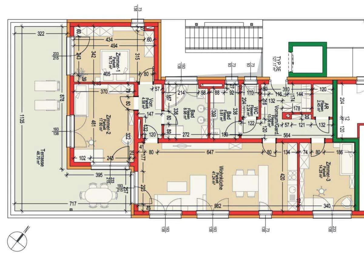 4-Zimmer-Wohnung kaufen in Deutschlandsberg – 127 m², € 479.990 – Bild 3 von 12