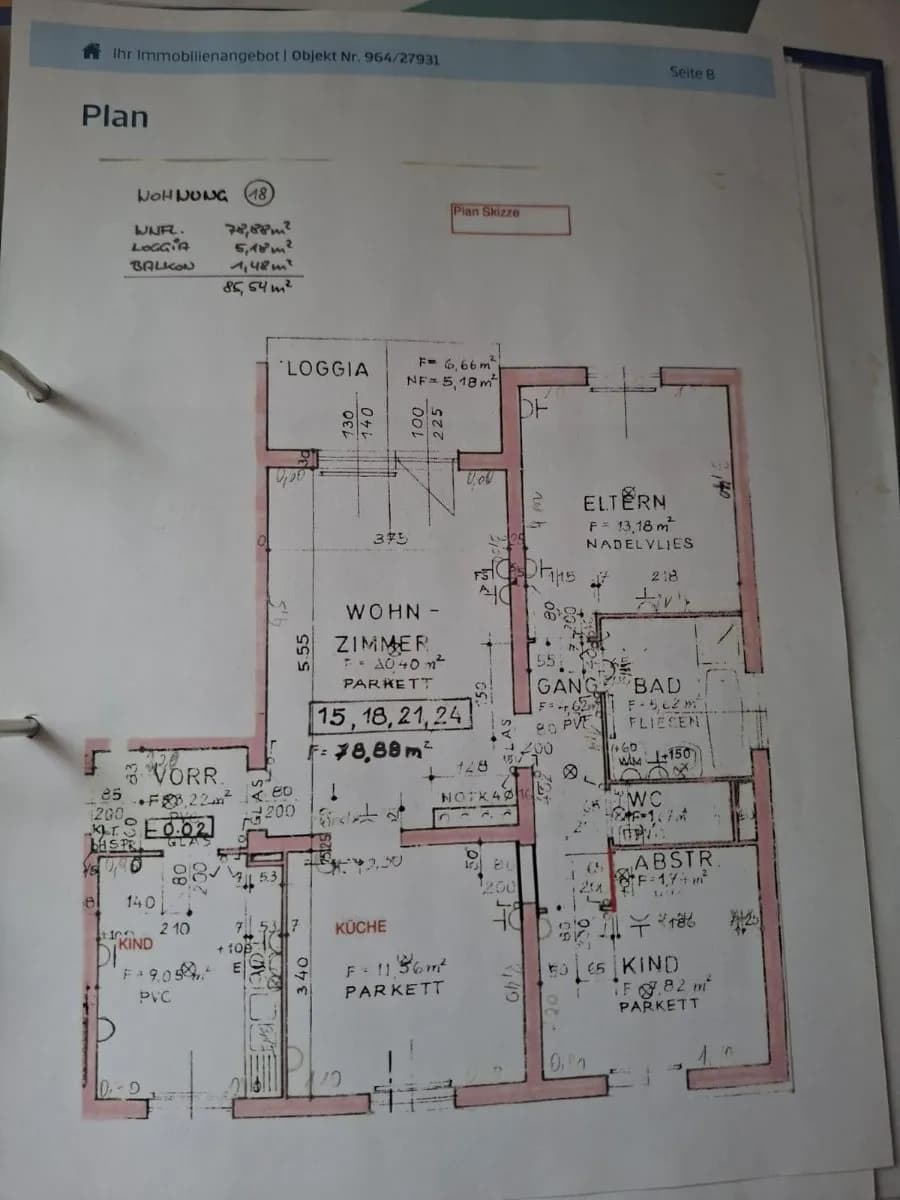3-Zimmer-Wohnung kaufen in Perg – 78 m², € 230.000 – Bild 13 von 13