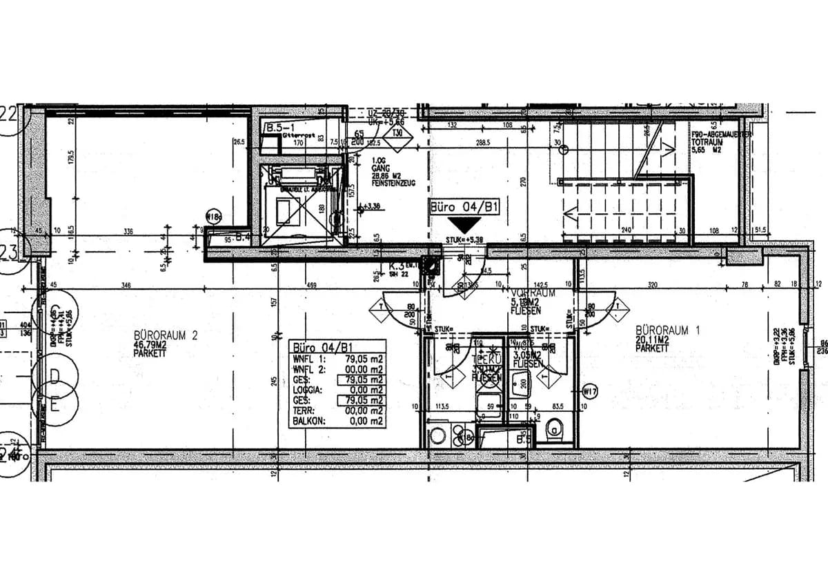 2-Zimmer-Gewerbeimmobilie mieten in Wien – 79 m², € 882 – Bild 2 von 10
