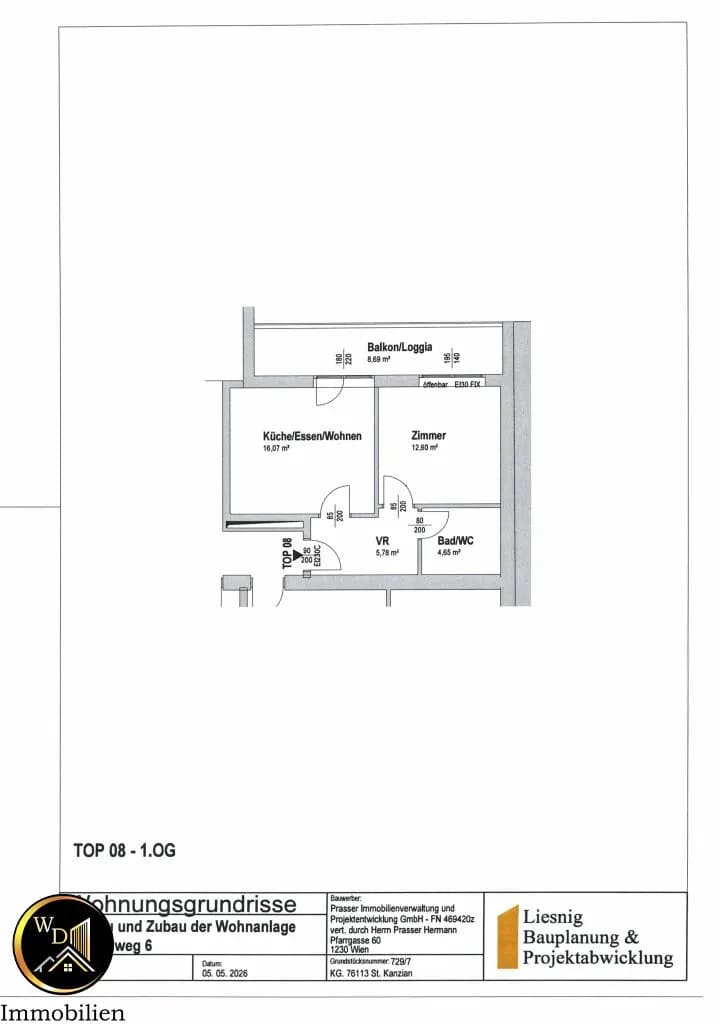 2-Zimmer-Wohnung kaufen in Völkermarkt – 39,1 m², € 259.800 – Bild 5 von 18