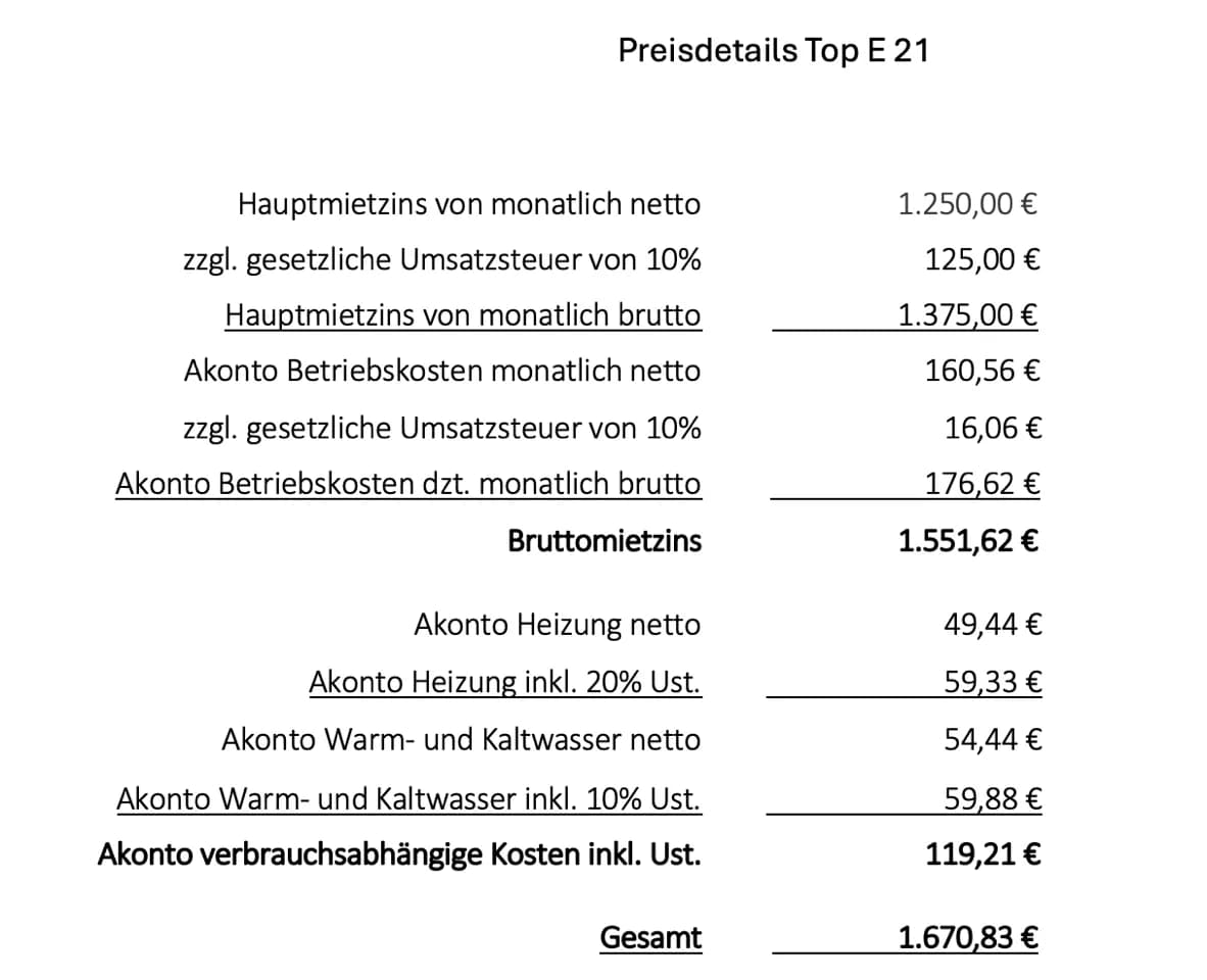 3-Zimmer-Wohnung mieten in Wien – 62 m², € 1.551 – Bild 15 von 15