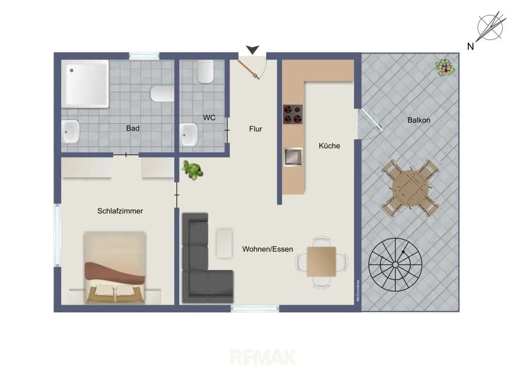 2-Zimmer-Wohnung mieten in Graz – 58,35 m², € 1.685 – Bild 9 von 9