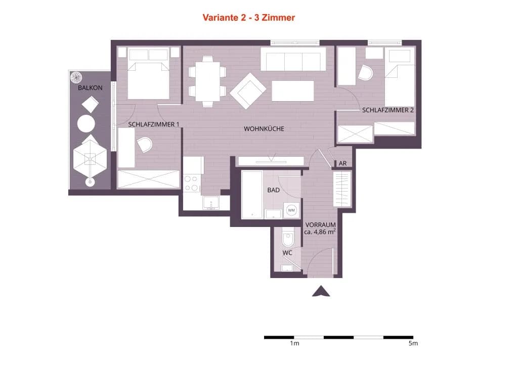 3-Zimmer-Wohnung kaufen in Wien – 50,39 m², € 299.900 – Bild 24 von 24