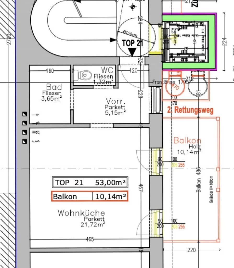1-Zimmer-Wohnung kaufen in Wien – 31,84 m², € 151.331 – Bild 10 von 10