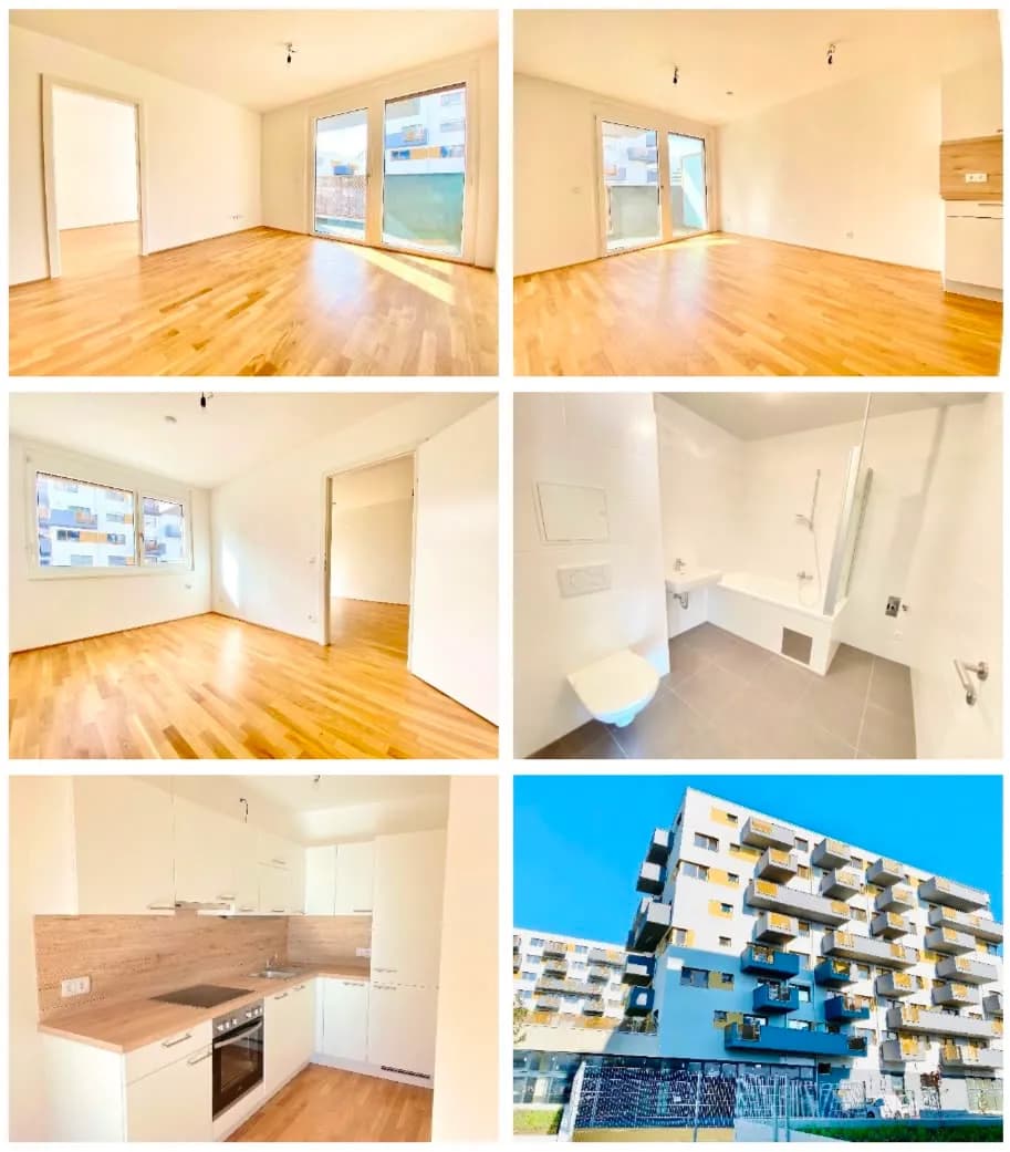 2-Zimmer-Wohnung mieten in Wien – 40 m², € 717