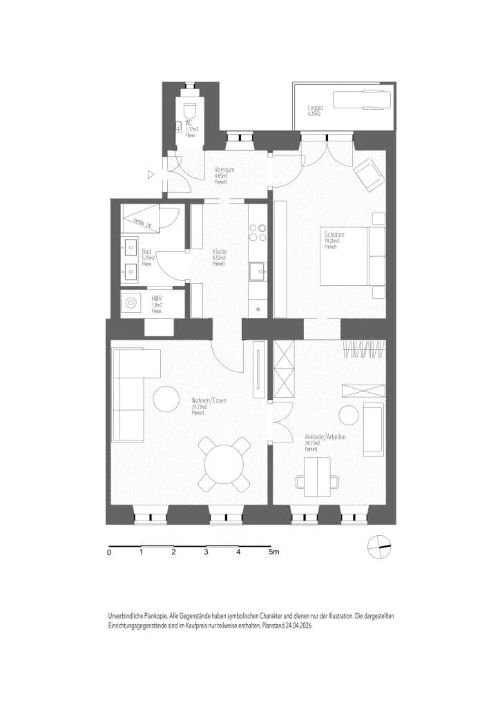 3-Zimmer-Wohnung kaufen in Wien – 84,58 m², € 459.500 – Bild 23 von 23