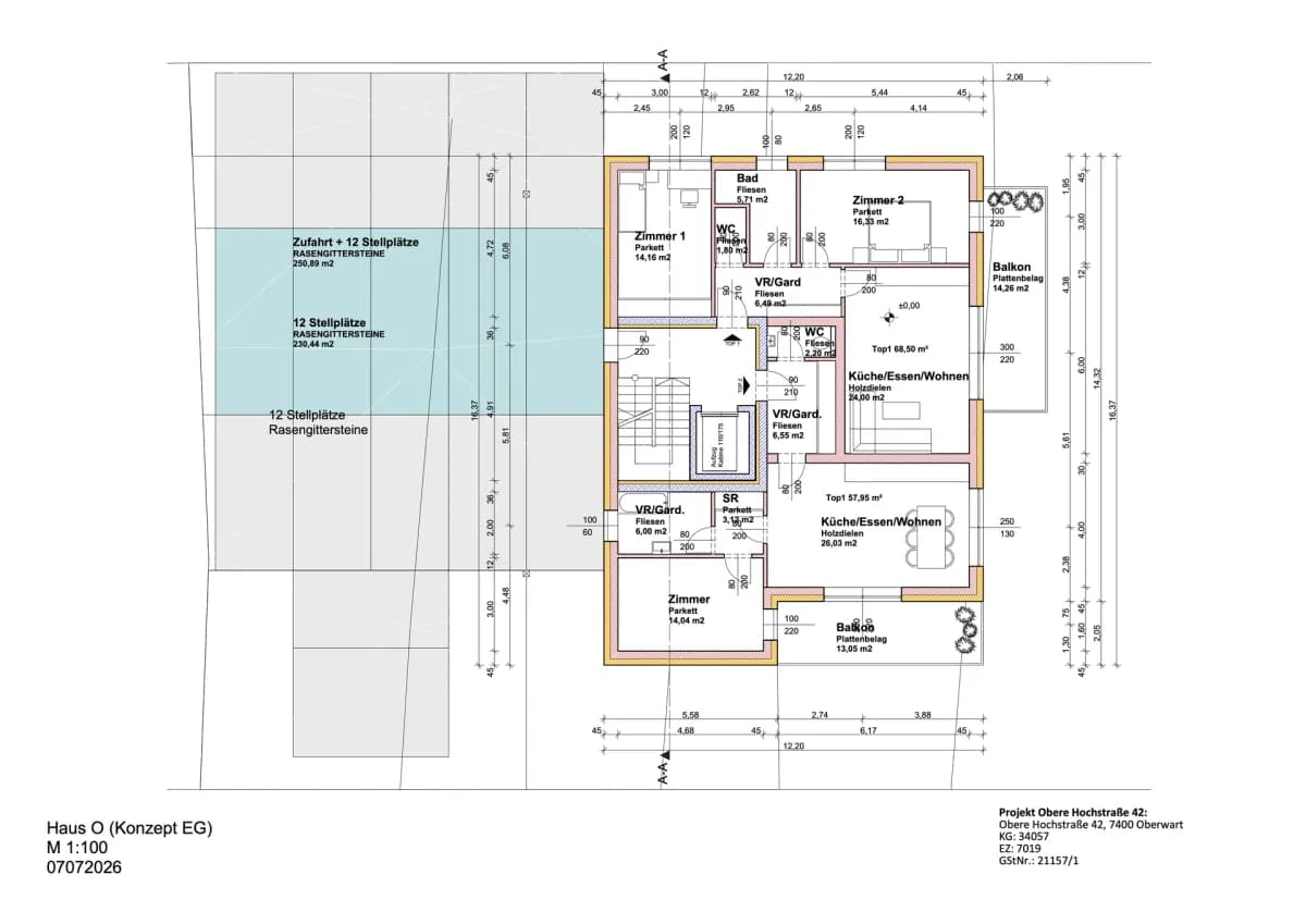 2-Zimmer-Wohnung kaufen in Oberwart – 59 m², € 273.900 – Bild 6 von 8