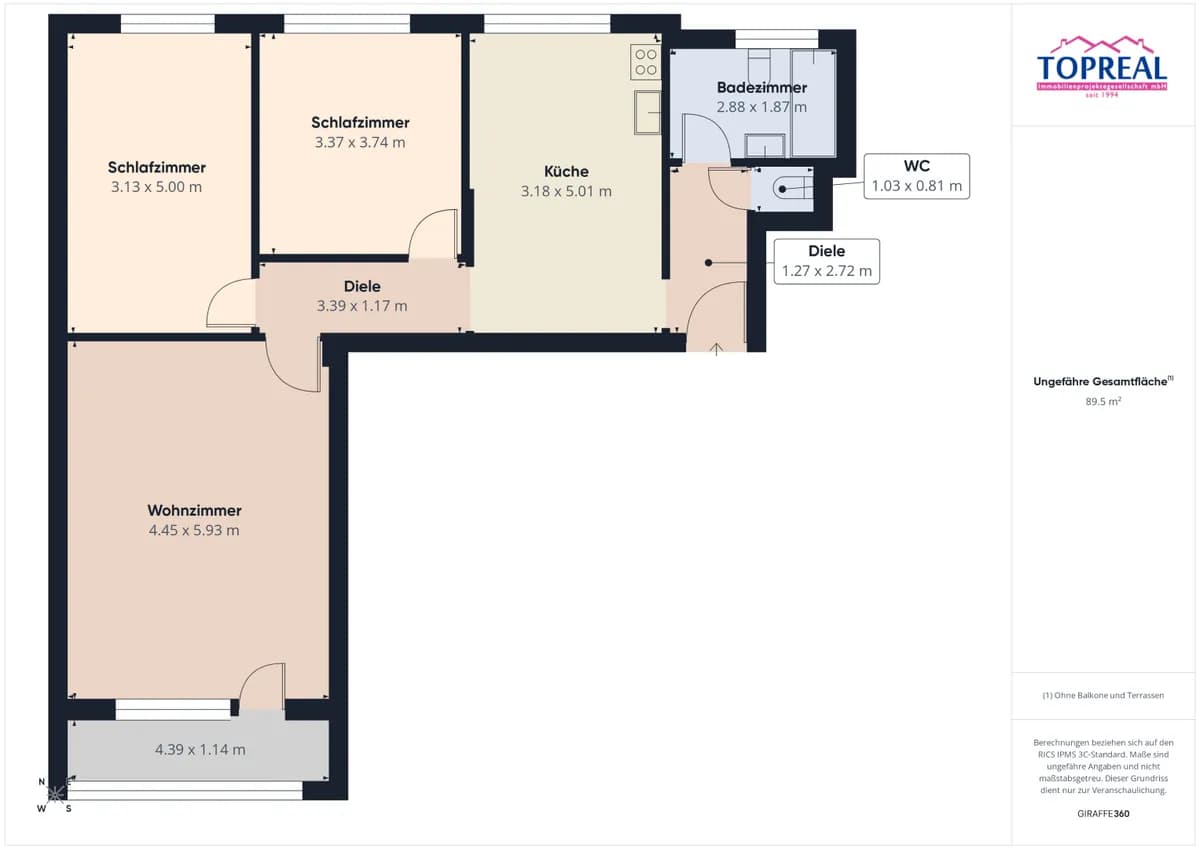 3-Zimmer-Wohnung kaufen in Wels – 90 m², € 240.000 – Bild 36 von 36
