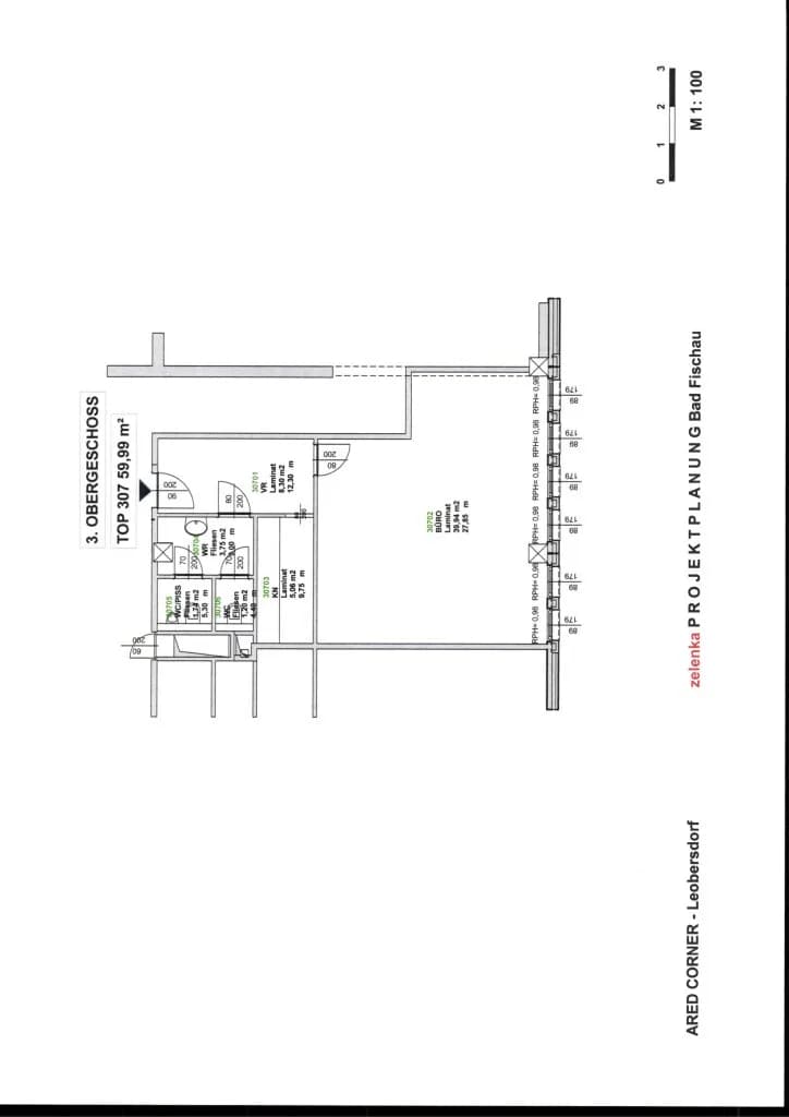 1-Zimmer-Gewerbeimmobilie mieten in Baden – 60 m², € 711 – Bild 7 von 7