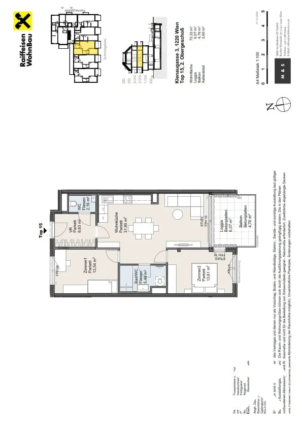 3-Zimmer-Wohnung kaufen in Wien – 73,32 m², € 529.000 – Bild 18 von 19