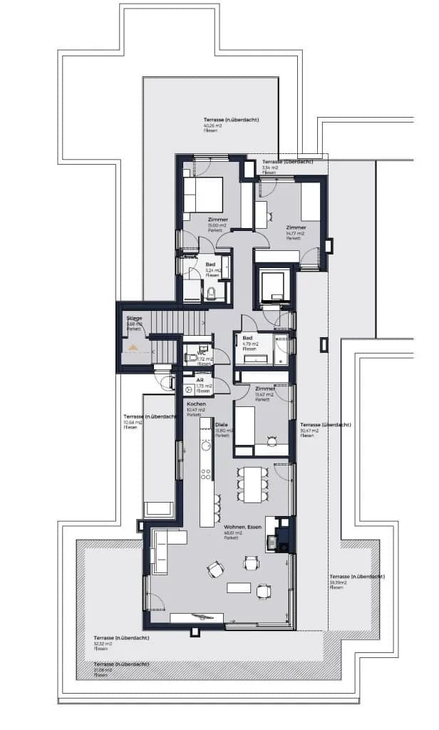 4-Zimmer-Wohnung kaufen in Mödling – 134,6 m², € 1.199.000 – Bild 20 von 22