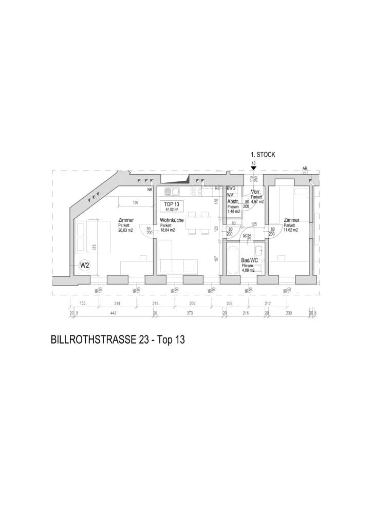 3-Zimmer-Wohnung kaufen in Wien – 61,02 m², € 249.000 – Bild 14 von 14